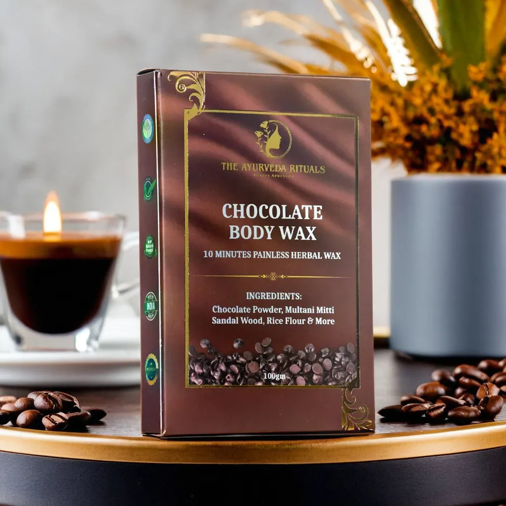 CHOCOLATE BODY HAIR REMOVAL WAX POWDER - 10 MINUTE FULL BODY WAX