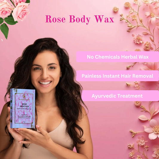 ROSE BODY HAIR REMOVAL POWDER - 10 MINUTE FULL BODY WAX