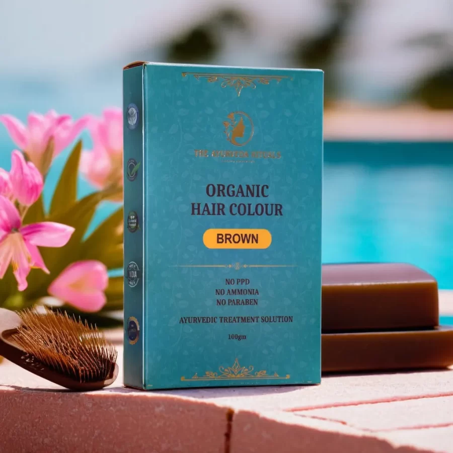 Organic Brown Hair Colour (Henna,No PPD, No Ammonia)